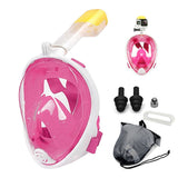 Dive Ease Full Face Snorkel + (Carry Bag, Camera Mount & Ear Plugs)